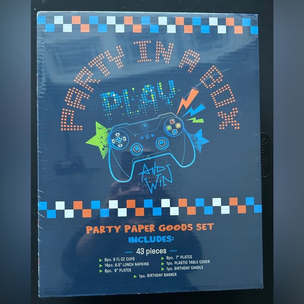 Gamer Party in a Box- NEW in box!  Never Opened.